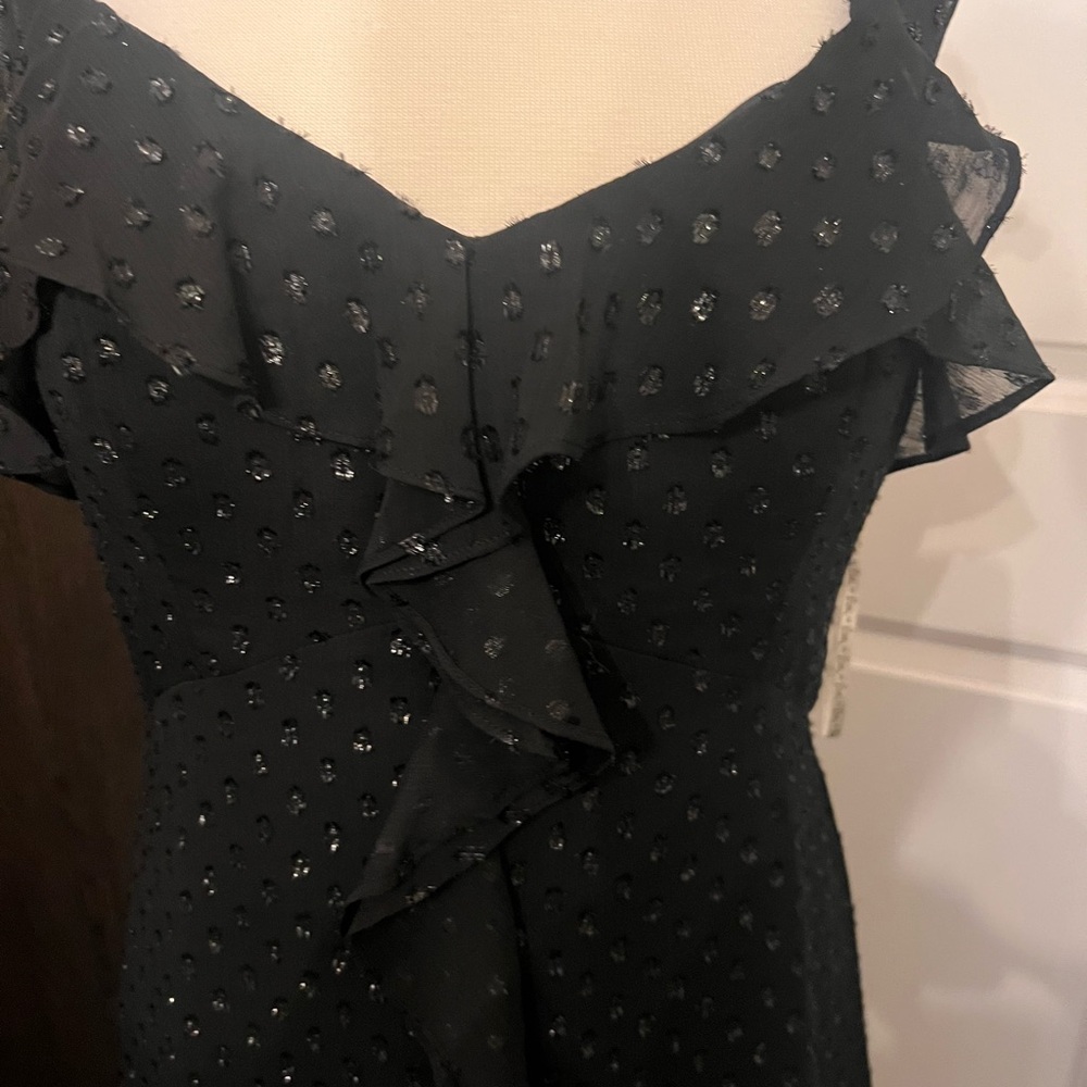 NWT size 10 Lilly Pulitzer Riland Maxi dress in onyx Moroccan metallic - Picture 4 of 5